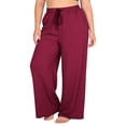 thumbnail image 3 of Yievot Plus Size Yoga Pants for Women Drawstring Elastic Waist Wide Leg Pants Running Gym Sports Workout Pants with Pockets, 3 of 8