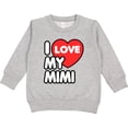 thumbnail image 2 of Inktastic I Love My Mimi Toddler Sweatshirt, 2 of 4