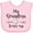 AD-Pink, variant on Inktastic My Grandma Loves Me Heart Grandchild Boys or Girls Baby Bib