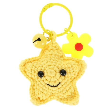 

HOMEMAXS 1 Pc Adorable Key Pendant Bag Pendant Multipurpose Decoration Pendant Random Flower Color