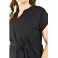 thumbnail image 4 of Vestido con detalle de encaje Roman Fashion /Tallas Extras, 11529 (Negro) negro 38, 4 of 6