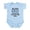 Sky Blue, variant on CafePress - Half Greek Is Better Than None Body Suit - Baby Light Bodysuit, Size Newborn - 24 Months