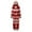 QZZ245-Red, variant on Christmas Pajamas Family Matching Pajamas Hooded Onesie Long Sleeve Front Zipper Christmas Print for Mom Dad
