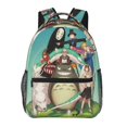 thumbnail image 1 of studio-ghibli Backpack Book Bag Withe Side Pokect Large Suitable For Men Women ​hiking Camping Picnic, 1 of 5