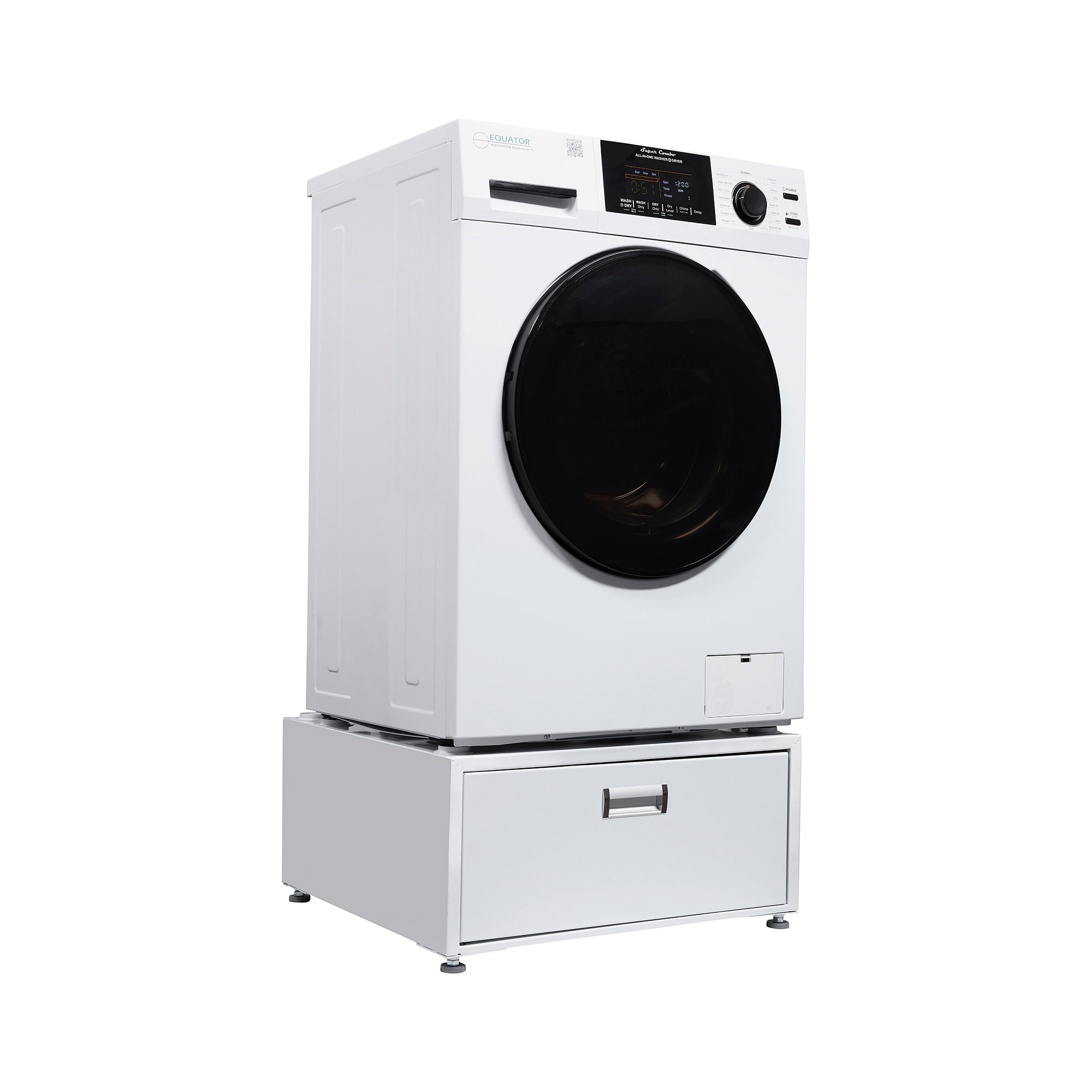 Equator 1.6cf 110V condensing  Sani Combo Washer Dryer 0 Clearance with Pedestal