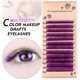 thumbnail image 3 of 12 Lines Color False Eyelashes C D Curl Colored Eyelash Extensions Fake Volume Eye Lashes 8/10/11/12/13/15mm, 3 of 5