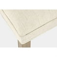 thumbnail image 4 of Jofran Carlyle Crossing Modern Rustic Solid Wood Upholstered Parsons Dining Chair (Set of 2), 4 of 5