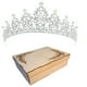 thumbnail image 1 of TIARA CORONA TOCADO PEINETA NOVIA XV BODA COMUNIÓN PRINCESA NIÑA CERTAMEN METAL PLATEADA CRISTALES M0010 GENÉRICA CUSTOM BRILLA PL, 1 of 2