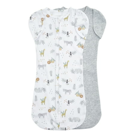 UPC: 0842332149053 | aden + anais essentials easy swaddle snug 2pk  newborn  savanna spots