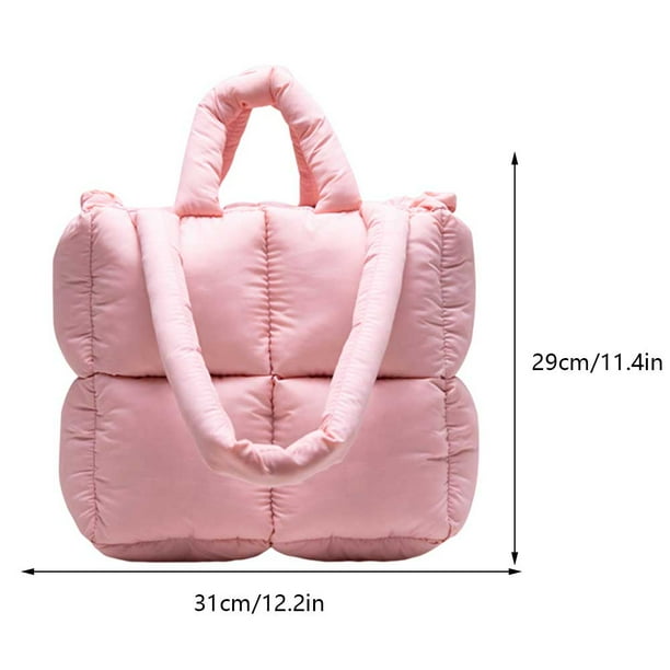 Bolso acolchado rosa new arrivals
