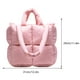 thumbnail image 2 of Bolsa acolchada para mujer Bolsa acolchada de gran capacidad Bolsa de invierno suave para niñas (rosa), 2 of 5