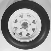 Trailer Tire On Rim 4.8012 48012 4.80X12 LRB 5 Lug Wheel Galvanized