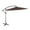 Bronze, variant on Westin Outdoor 9801012 10 ft. Cantilever Hanging Patio Umbrella, White