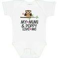 thumbnail image 3 of Inktastic Mimi and Poppy Love Me Grandchild Owl Girls Baby Bodysuit, 3 of 5