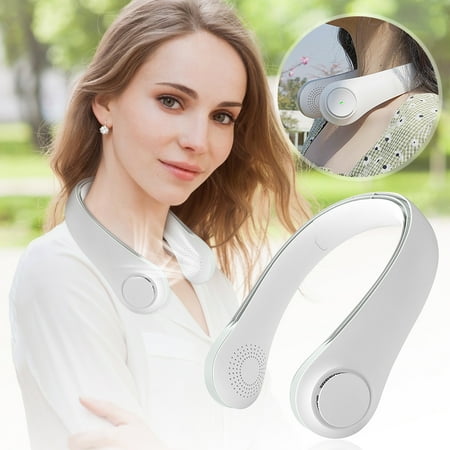 

Sunward Hanging N Eck Fan No Leaf Lazy Mini Portable USB Charging Silent Electric Fan