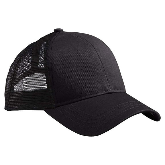 Eco Trucker Organic/Recycled Cap , EC7070 , BLACK/ BLACK , One Size