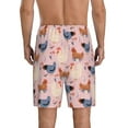 thumbnail image 4 of Lsque Funny Chicken Mens Sleep Pajama Shorts,Short Pajama Pants, Cotton Ultra-Soft Knit-Small, 4 of 9
