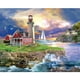 thumbnail image 2 of Cuadros Decorativos Pintura de diamante Faro junto al mar Pared de diamantes de imitación redonda completa Likrtyny embutido en tela, 2 of 9