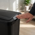 thumbnail image 5 of Pack of 4 - 7.5 Gallon/30 quart/28.39 L Touch Top Wastebasket, Black, 5 of 6