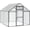 Anthracite, variant on Silver Welded Wire Bird Cage with Window, 71.46 x 43.50 x 68.31 in Outdoor Patio Garden Aviary, Se Lock for Predator Protection