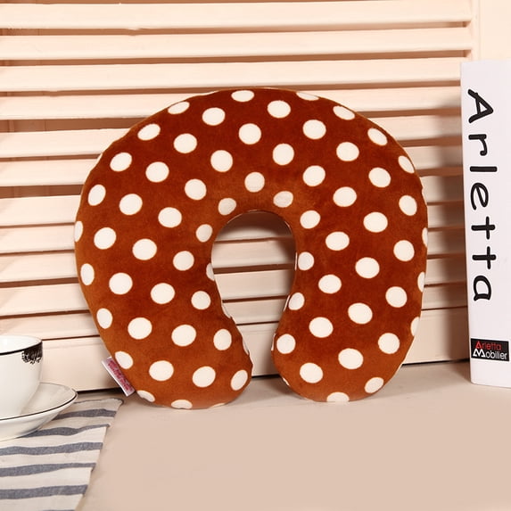 Travel Pillow Portable Breathable Cartoon Adult U-Shaped Neck Pillow Travel Sleeping Pillow