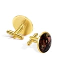 thumbnail image 3 of Bohemian Men Cufflinks Set for Formal Attire, Made of Stainless Steel, Ideal for Business Meetings and Weddings, 3 of 6