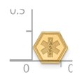thumbnail image 3 of Auriga Fine Jewelry 14K Yellow Gold Non-Enameled Attachable Medical Emblem Charm Pendant for Women (L-6.3mm, W-6.3mm), 3 of 6