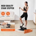 thumbnail image 2 of Mini Stepper for Home Exercise Hydraulic Fitness Stepper with Resistance Bands Full Body Workout Cardio Equipment Stair Climber LCD Monitor 330 LBS Load Capacity, 2 of 7
