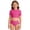 R37-Hot Pink, variant on RMGVDSD Girls Swimsuits Tankini Set Two Piece Bathing Suit High Waist Sporty Swimwear Short Sleeve Swimsuit Tops And Bottoms Swimming Sets 9-10 Years