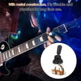 thumbnail image 3 of 3 Way Switch, Metal Toggle Switch for Electric Guitar, Black, Replacement Part for LP Style Guitars,, 3 of 9