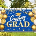 thumbnail image 1 of Banderín de graduación KatChon con felicitaciones a los graduados de 2025, 180 x 112 cm, 1 of 8