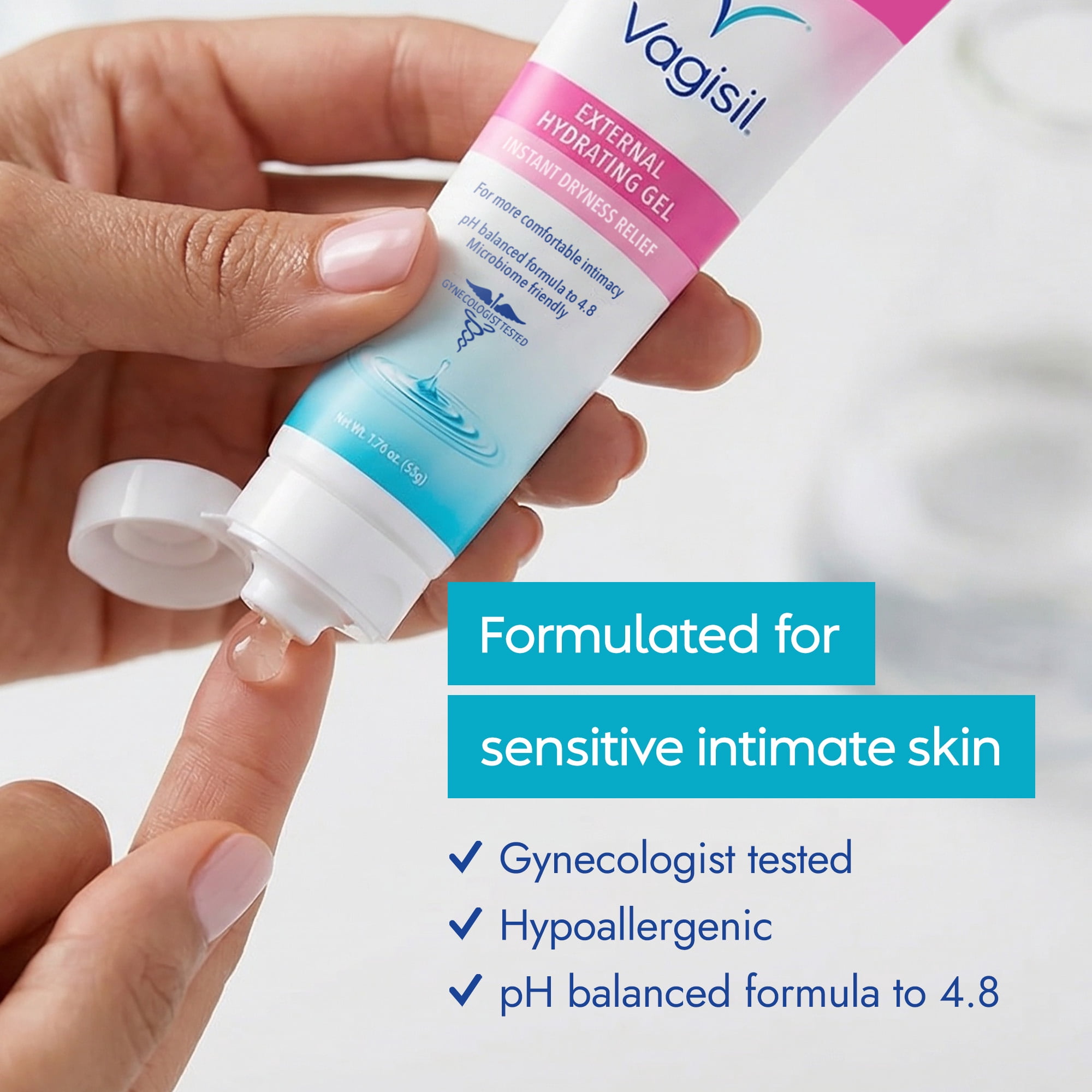 Vagisil Prohydrate Internal Vaginal Gel and Moisturizing Lubricant, 8  Internal Applicators, 3 Pack
