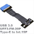 thumbnail image 4 of Adaptador de Conector Interno USB 3.0 A USB 3.1 Tipo C, Panel Frontal Tipo e, Hembra, Convertidor de 20 Pines y 19 Pines para Placa Base de PC., 4 of 5