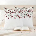 thumbnail image 3 of Weeping Rose Pillow Covers 2 Pack Spring Flowers Pillowcase Waterproof Outdoor Throw Pillow Cover for Patio Garden Square Cushion 18”x18”, 3 of 9