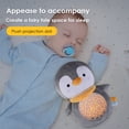 thumbnail image 3 of Luz de noche para bebé con sensor de llanto, pingüino suave - Regalo para bebé, canción de cuna de peluche, ruido blanco, música, luces - Juguete infantil - Regalo único para recién nacidos - Ayuda pa, 3 of 5