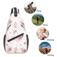 thumbnail image 5 of Lsque Swan And Flowers Pattern Cross Chest Bag Diagonally – Premium Durable Front Chest Sling with Adjustable Padded Strap, High-Capacity Storage, 5 of 8