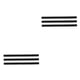 thumbnail image 1 of Injueey Tira de aislamiento térmico Cubierta de silicona anti-escaldado Protector de borde de estante de horno de microondas largo, 3 piezas, negro Type1 NO1 Injueey CBP169647, 1 of 6