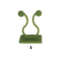 thumbnail image 3 of Bewildely Gancho para plantas de 100 piezas, repuesto autoadhesivo, fijación sin costuras de alta resistencia, accesorios de Clip montados en la Jardín y Patio Verde Pequeño, 3 of 6