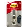 Command Forever Classic Large Metal Hooks, Brushed Nickel, Damage Free Decorating, 1 Hook