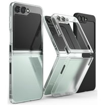 Ringke Slim [Anti-Fingerprint Technology] Compatible with Samsung Galaxy Z Flip 5 Case for Women and Men, Smudge Proof Translucent Elegant 5G Cover with Lanyard Hole - Matte Clear