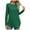 Green, variant on 2DXuixsh Womens Shirts Simple Women's Long Sleeve Round Neck Shirt Side Slits Basic Loose Long Top Casual Comfy Tee Lightweight Workout T Shirts Hot Pink Size M