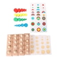 thumbnail image 1 of Juguetes Montessori de , Cilindro de Enchufe de Color, Clasificación, Juegos de de , Tablero de Rompecabezas, Juguete iños con CUTICAT juguetes de madera montessori, 1 of 8