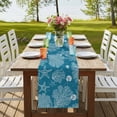 thumbnail image 4 of Table Runners 48 Inches Long Dress Scarves, Blue Coastal Farmhouse Kitchen/Dining Table Runner, Short Coffee Tablerunners, Starfish Coral Summer Beach Ocean 13x48 Inch, 4 of 9