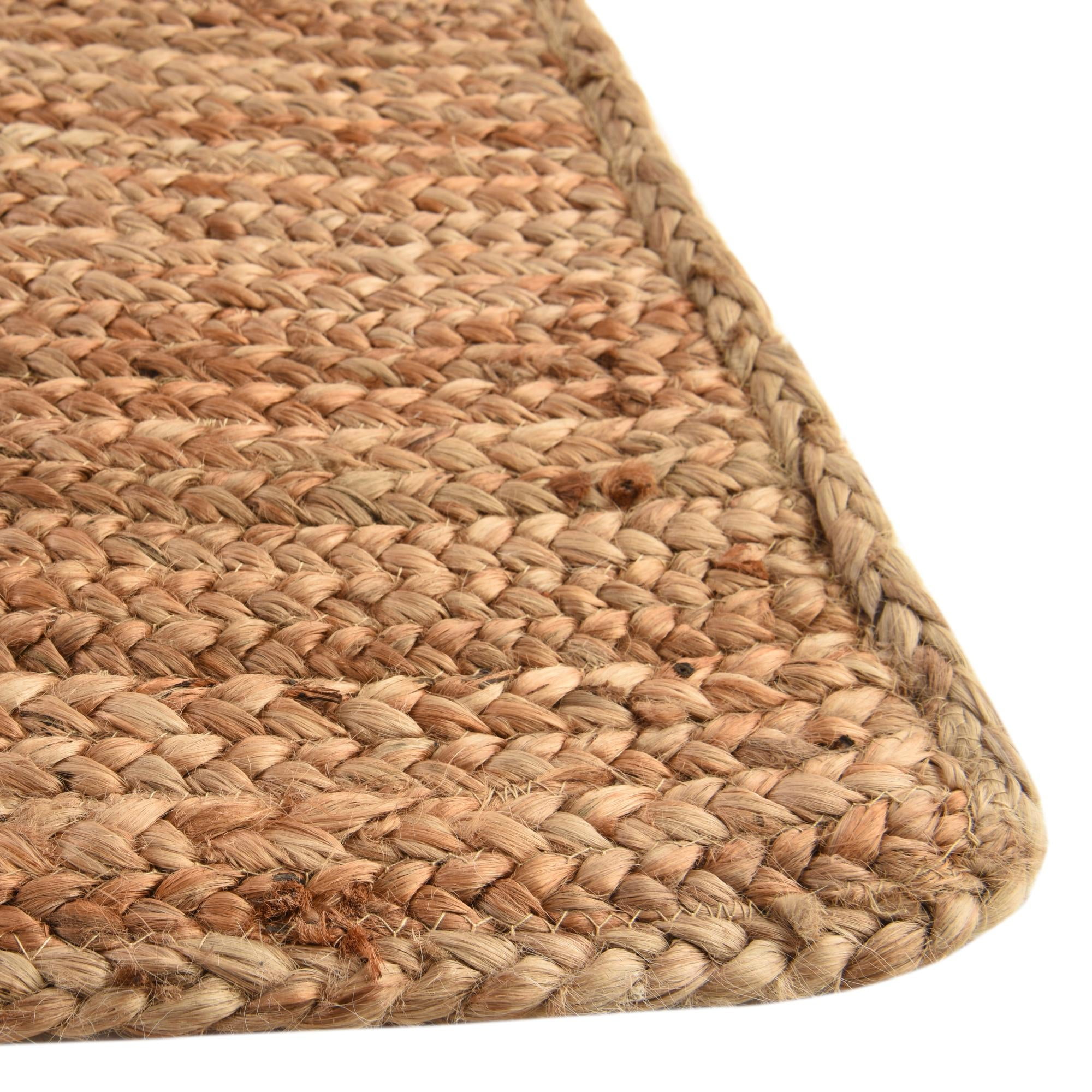 Unique Loom Braided Jute Luxe Collection Area Rug (7' 10" x 10' Rectangle Natural)