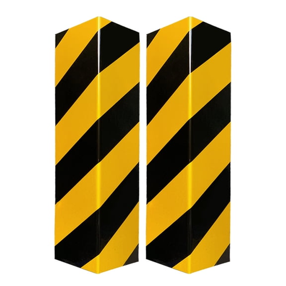 Bright Yellow Black Safety Bumper Pad Protectors Shock Absorption Foam Wall Guard For Car Doors And Garage Corners