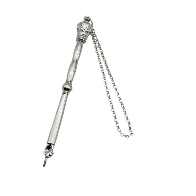 VONKY Yad Torah Pointer Reading Tool Hand Assistant Pointer Bible Yad Hand Silver Head Pointer Crown Silver Crown Head Length 17cm
