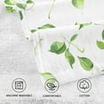 thumbnail image 3 of Green Leaf Cotton Face Towels Absorbent Hand Towel Soft Bathroom Towel for Kitchen Hotel Decoration, 3 of 7
