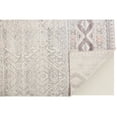 thumbnail image 3 of Feizy Payton Transitional Diamond, Gray/Ivory/Pink, 2'6" x 10' Runner Sheen Fade Resistant Farmhouse Trellis & Lattice Floor Rug for Living room Bedroom, 3 of 5