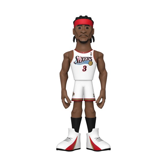 Figura de vinilo Funko NBA Legends Allen Iverson 76ers 30 cm dorada