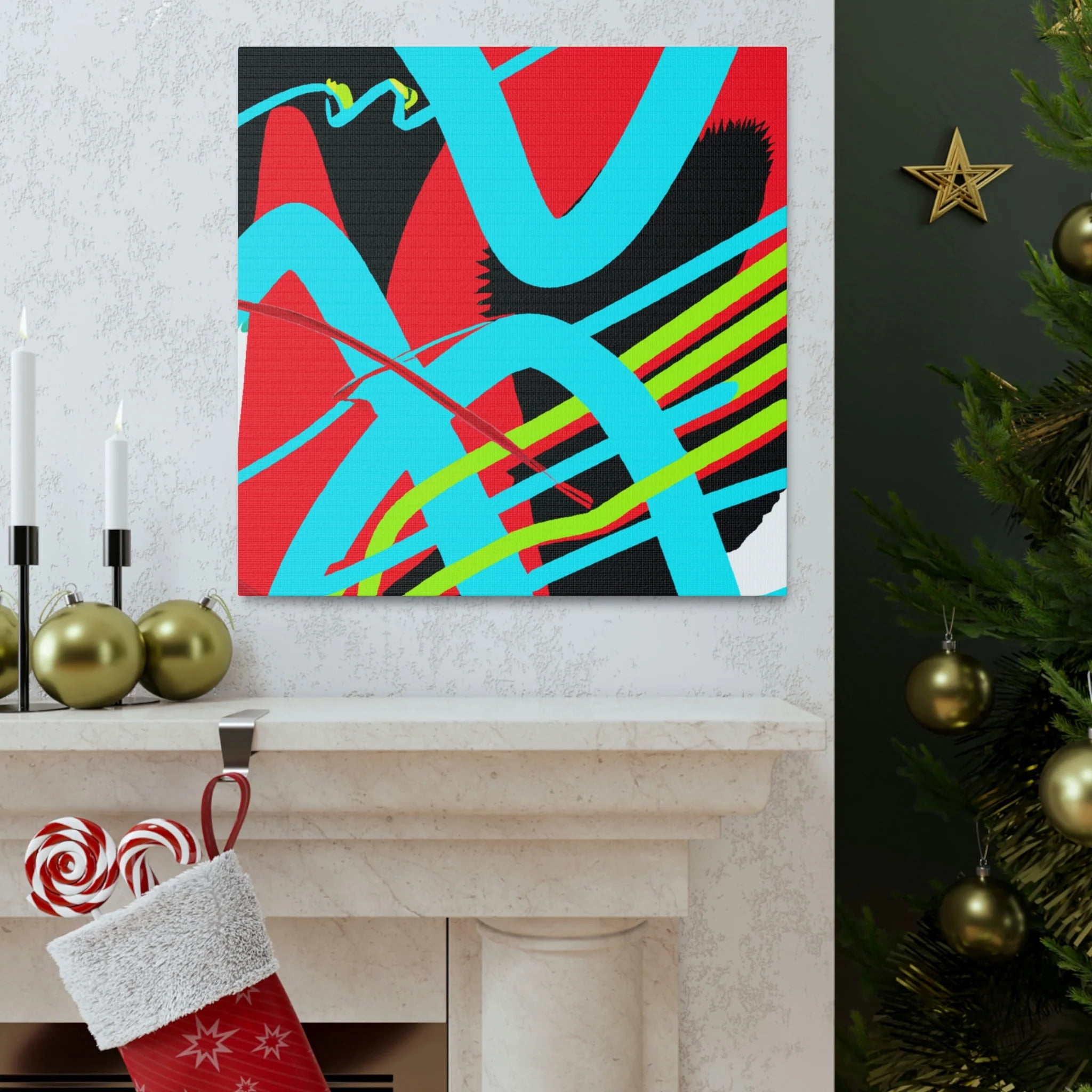 Vibrant Brilliance Blazing - Canvas